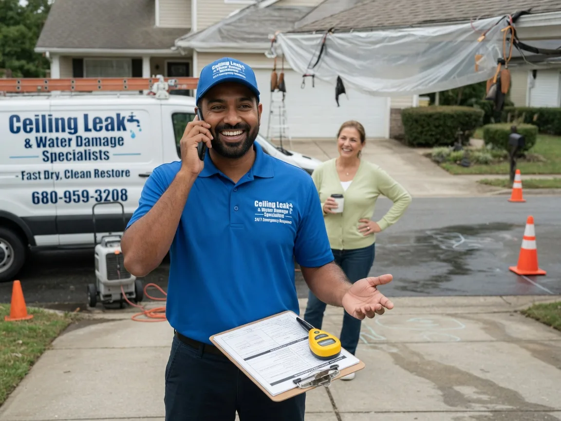 Ceiling Leak Cleanup Frontenac, KS FAQs
